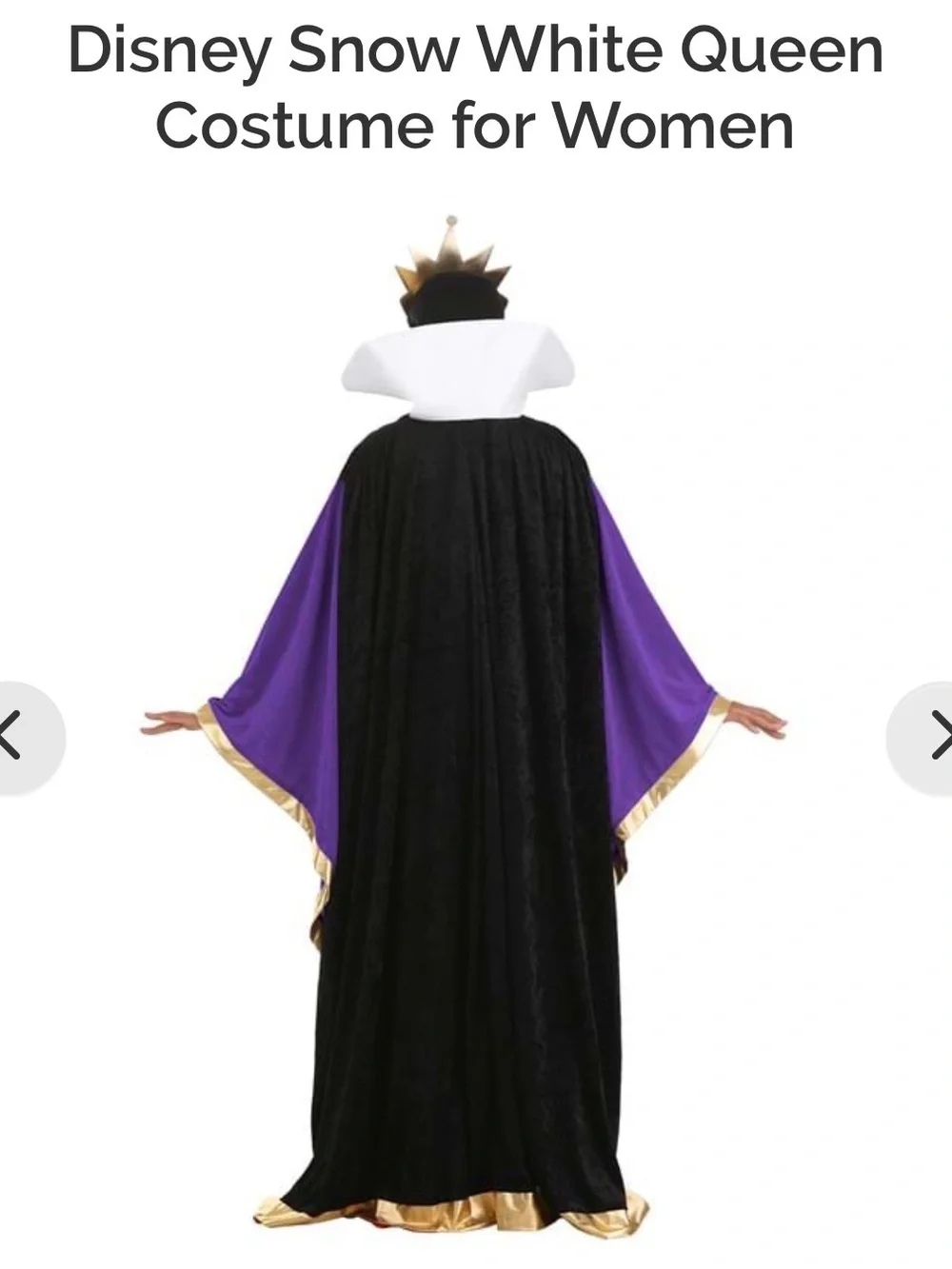Disney Villains Evil Queen Adult Costume
